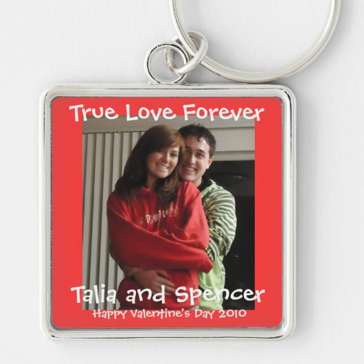 Foto Schlüsselanhänger Valentinstag (Vorne)