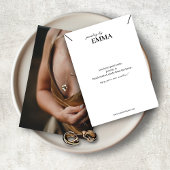 Foto Schmuck Necklace Display Card