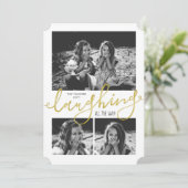 Foto-Schnee über Weihnachten (Stehend Vorderseite)