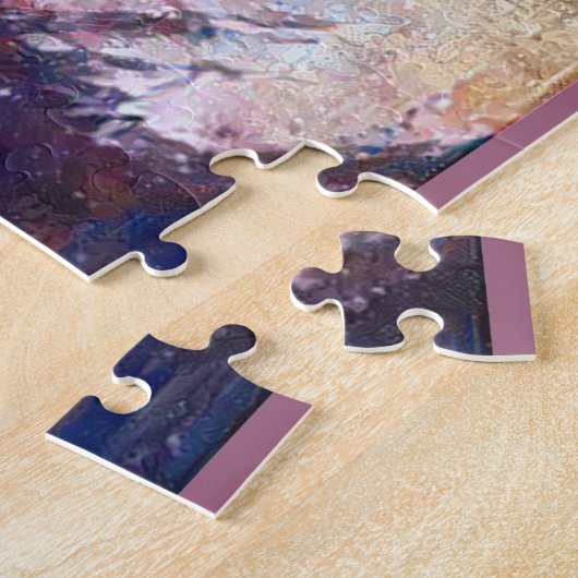 Foto, schönes Blatt in der Natur im Pastellpuzzle Puzzle (Seite)