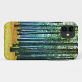 Foto-schönes Kiefern-Baum-Waldgelb-Gras Case-Mate iPhone Hülle (Rückseite (Horizontal))