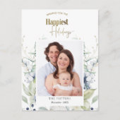 Foto, schönster Urlaub, Winter Grüner Urlaub Postkarte (Vorderseite)