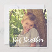 Foto Schwangerschaft Big Brother Blue Ankündigung (Vorderseite)