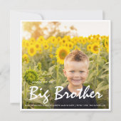 Foto Schwangerschaft Big Brother Blue Ankündigung (Vorderseite)