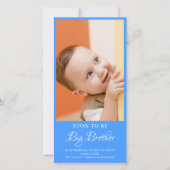 Foto Schwangerschaft Big Brother Blue Ankündigung (Vorderseite)