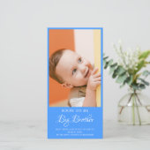 Foto Schwangerschaft Big Brother Blue Ankündigung (Stehend Vorderseite)