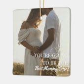 Foto Schwangerschaft Mama Keramikornament (Links)