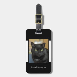 Foto schwarz und weiß gepäckanhänger