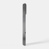 Foto Schwarz und Weiß personalisierbar iPhone 15 Hülle (Rechte Seite)