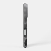 Foto Schwarz und Weiß personalisierbar iPhone 16 Hülle (Rechte Seite)