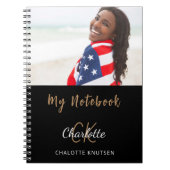 Foto Schwarz-weiß Notizblock (Vorderseite)