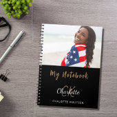 Foto Schwarz-weiß Notizblock