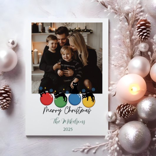 Foto Schwarze Katze Weihnachten