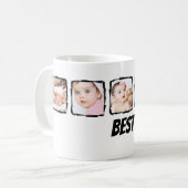Foto Scribble Frame Personalisiert Kaffeetasse (Vorderseite Links)