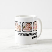 Foto Scribble Frame Personalisiert Kaffeetasse (VorderseiteRechts)
