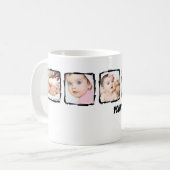 Foto Scribble Frame Personalisiert Kaffeetasse (Vorderseite Links)