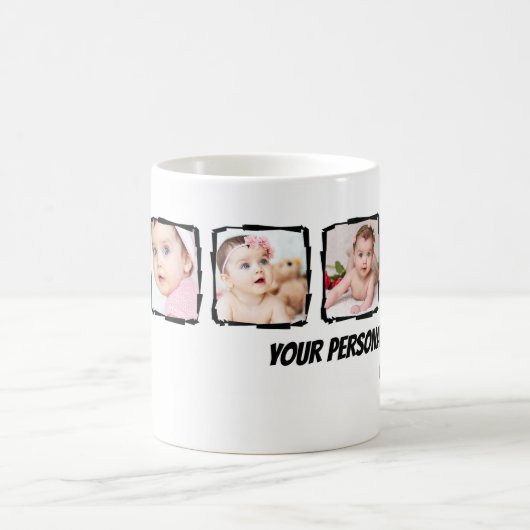 Foto Scribble Frame Personalisiert Kaffeetasse (Mittel)