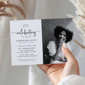 Foto-Script-Feier zur Beerdigung des Lebens Einladung