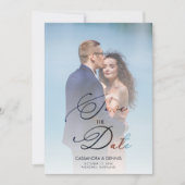 Foto-Script für Hochzeitvellumtransparenz (Vorderseite)