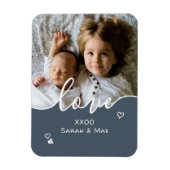 Foto-Script-Liebe für benutzerdefinierte Mutter Magnet (Vertikal)