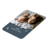 Foto-Script-Liebe für benutzerdefinierte Mutter Magnet (Linke Seite)