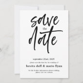 Foto Script Save the Date Einladung (Vorderseite)