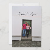 Foto Script Save the Date Einladung (Rückseite)