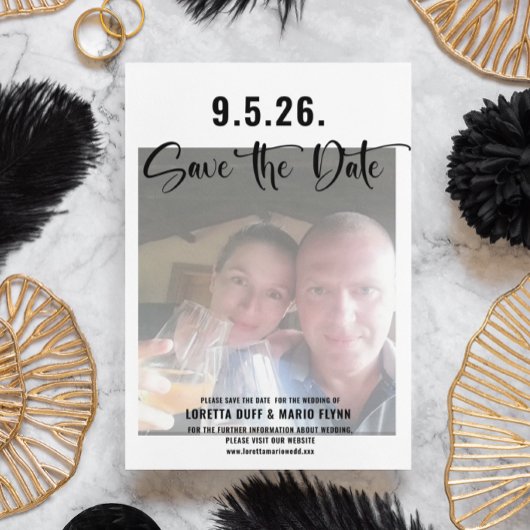 Foto Script Save the Date Einladung