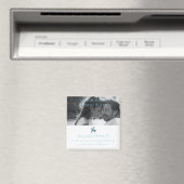 Foto Sea Turtle Beach Hochzeit Save the Date Magnet (In Situ (Geschirrspüler))