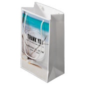 Foto Seashells auf einer Hochzeit am Strand Vielen Kleine Geschenktüte (Vorderseite Schrägansicht)