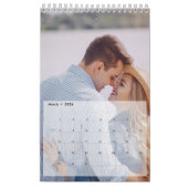 Foto-Seitenlayoutkalender für benutzerdefinierte S Kalender (Mär 2026)
