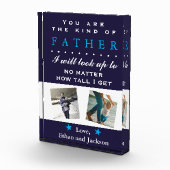 Foto Sentimental Vathour Tag Geburtstag Glas Block (Rechts)