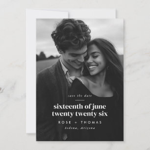 Foto Serif Schriftart Save-the-Date Save The Date