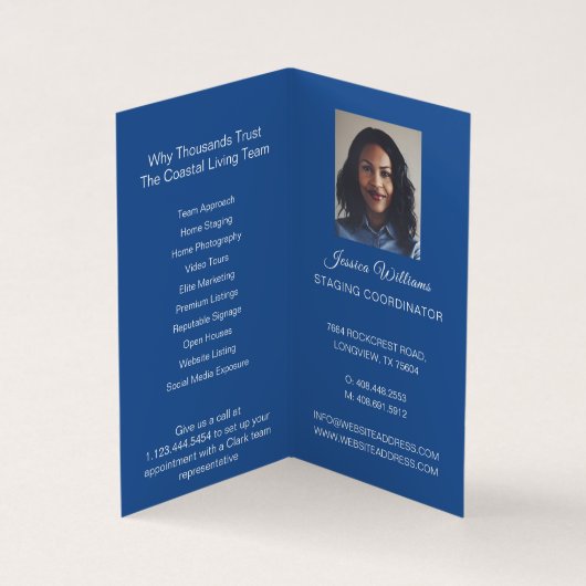 Foto & Service am Ufer des Ufers Visitenkarten (Innenseite)