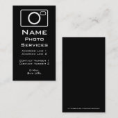Foto Services Business Card Visitenkarte (Vorne/Hinten)