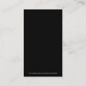 Foto Services Business Card Visitenkarte (Rückseite)