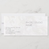 Foto-Session, Minimaistisches Foto-Geschenkkarte, (Rückseite)