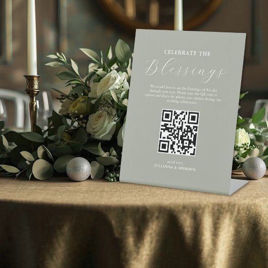 Foto-Sharing-Hochzeit Sockelschild