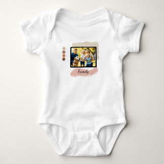 Foto-Shirt der Familie: Jeden Augenblick krügen Baby Strampler