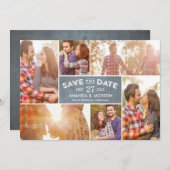 Foto Showcase Collage-Karte Dankeskarte (Vorne/Hinten)