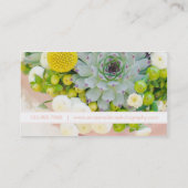 Foto Showcase Fotografy Business Card - Rosa Visitenkarte (Rückseite)