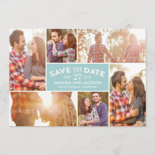 Foto Showcase Save the Date - Blau