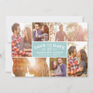 Foto Showcase Save The Date - Blau