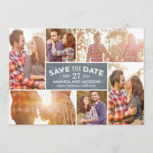 Foto Showcase Save the Date - Chalkboard