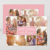 Foto Showcase Save the Date - Rosa (Vorne/Hinten)
