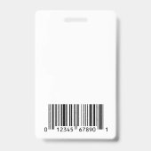 Foto-Sicherheitskennzeichen für Luftfahrtunternehm Ausweis (Rückseite)