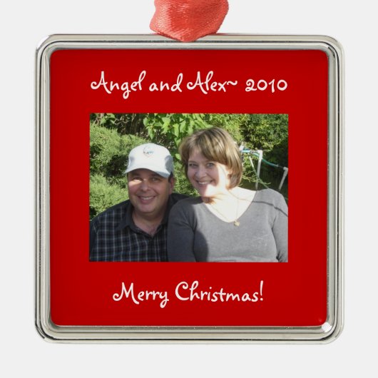 Foto Silbernes Ornament (Vorne)