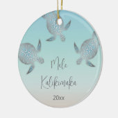 FOTO Silberschildkröten | Mele Kalikimaka Keramik Ornament (Links)