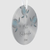 FOTO Silberschildkröten | Mele Kalikimaka or Ornament (Vorderseite)