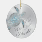 FOTO Silver Turtle | Mele Kalikimaka | Keramik Ornament (Links)